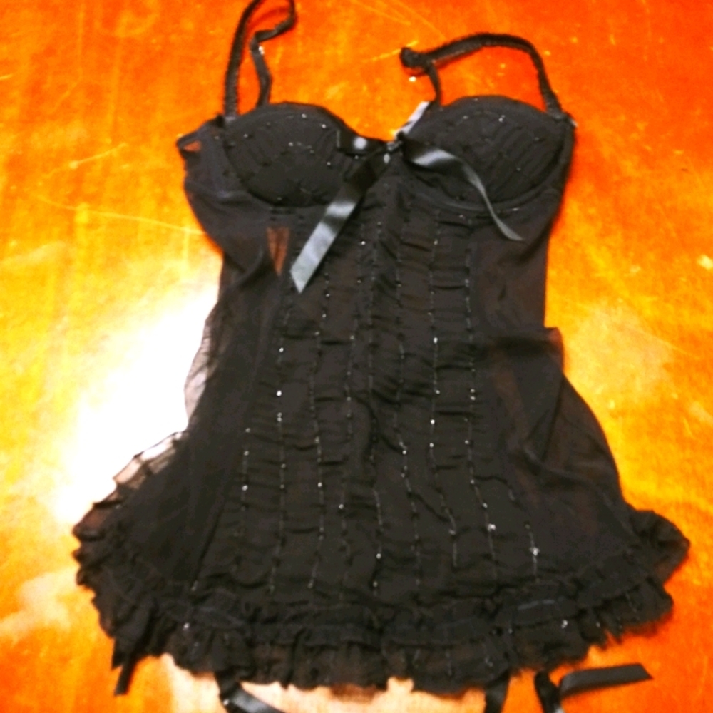 Victoria's Secret Bustier with garters